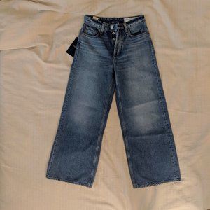rag & bone Ruth super high rise ankle wide leg jeans